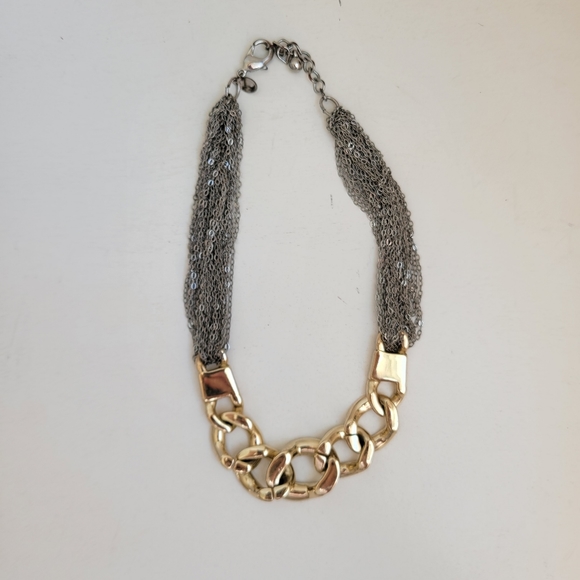 EXPRESS statement piece necklace: Gold collar - Picture 4 of 5